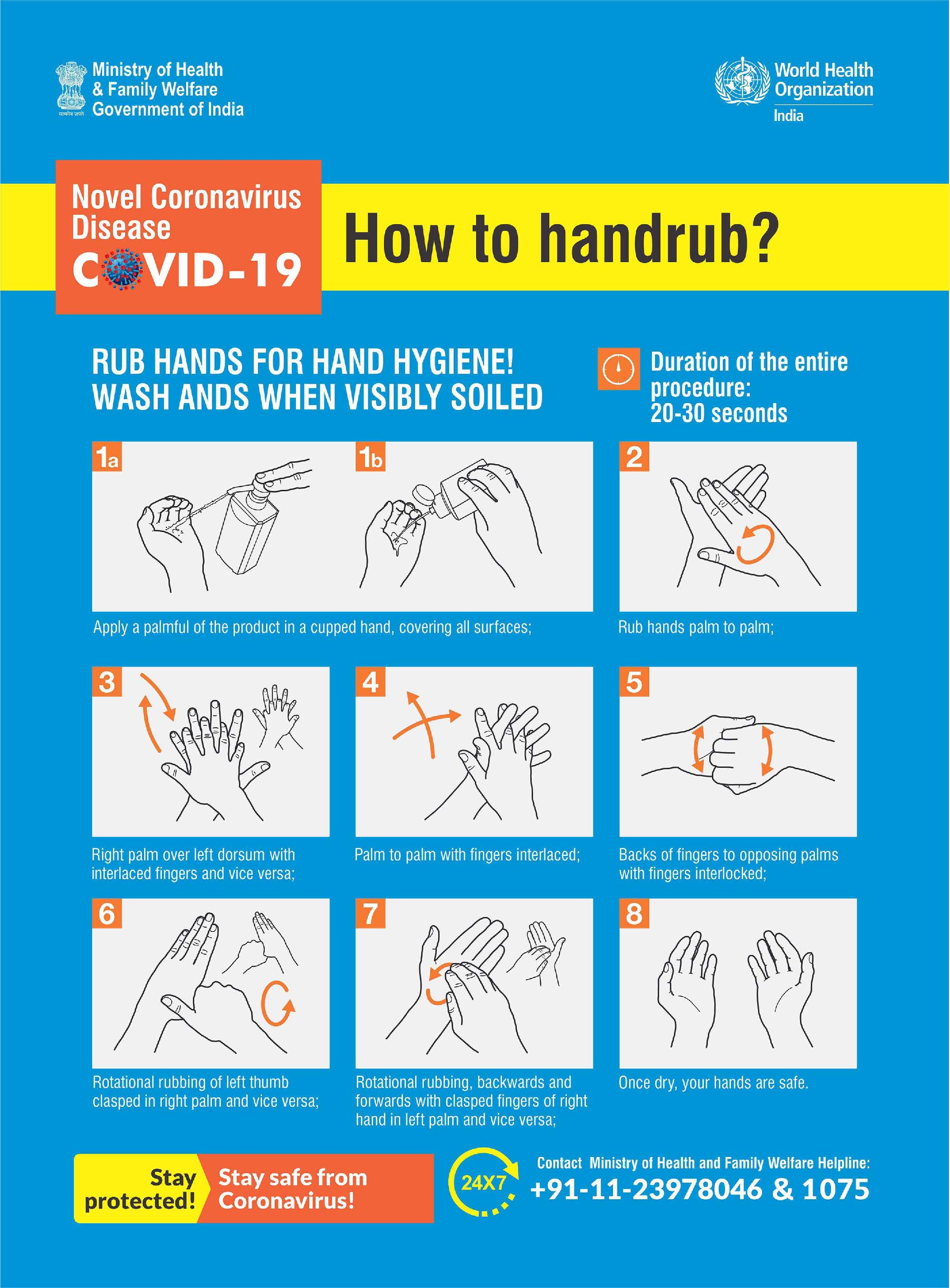 How to handrub?